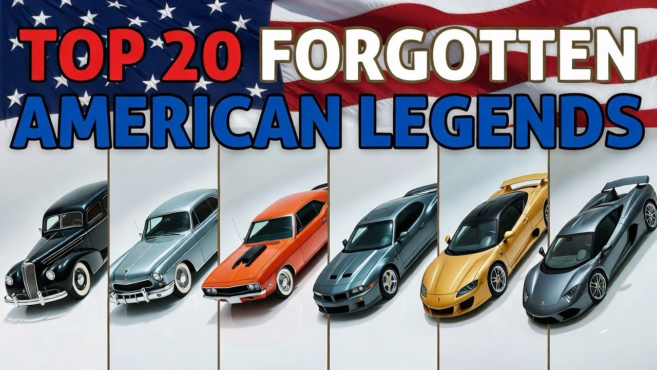 AMERICA'S TOP 20 LEGENDARY CARS: The Most Iconic Cars in History! US🔥