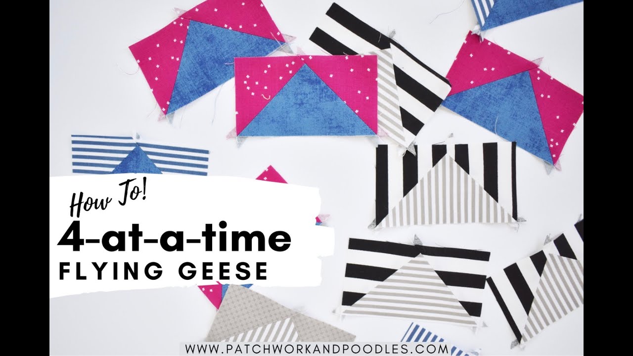 4-at-a-time Flying Geese How To!