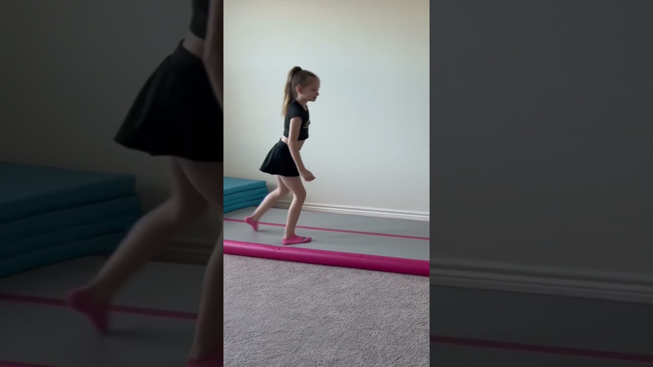 New skills aerial and tuck! #aerial #tuck #newskills #airtrack #tumbling