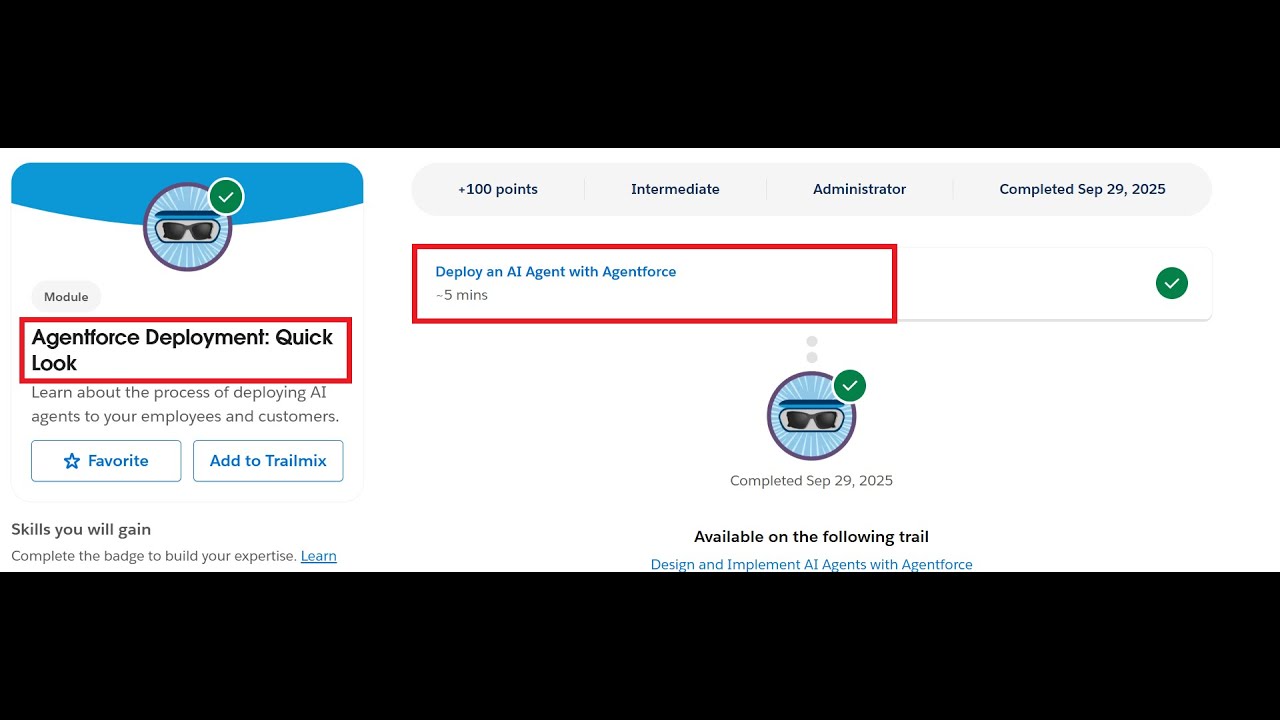 Agentforce Deployment: Quick Look | Salesforce Trailhead