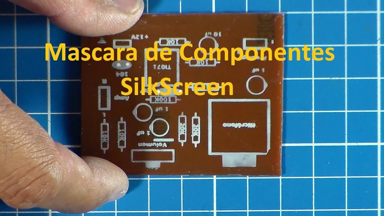 MASCARA DE COMPONENTES SIN SERIGRAFIA ( SILKSCREEN PCB )