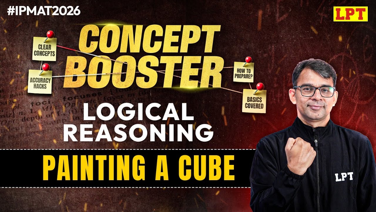 IPMAT 2026: Logical Reasoning | Painting a Cube | LR for IPMAT 2026 Preparation