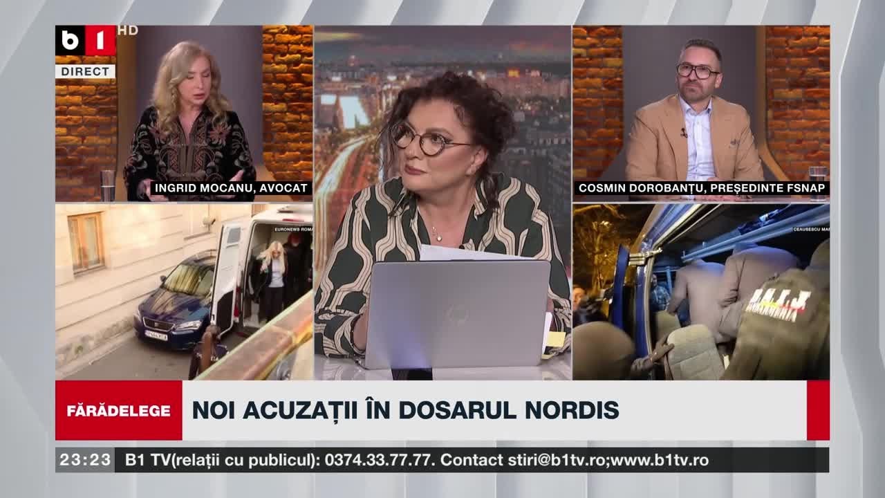 FĂRĂDELEGE.NOI ACUZAȚII ÎN DOSARUL NORDIS/ /56 MIN. LEI EXTRASE ILEGAL DIN FIRMĂ. B1TV_23 ian 2026
