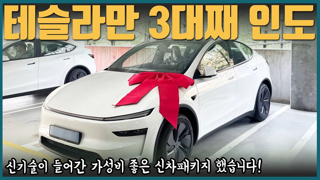 미국제조 모델Y 스탠다드가 나올건데 중국제조 RWD를 인도 받은 이유