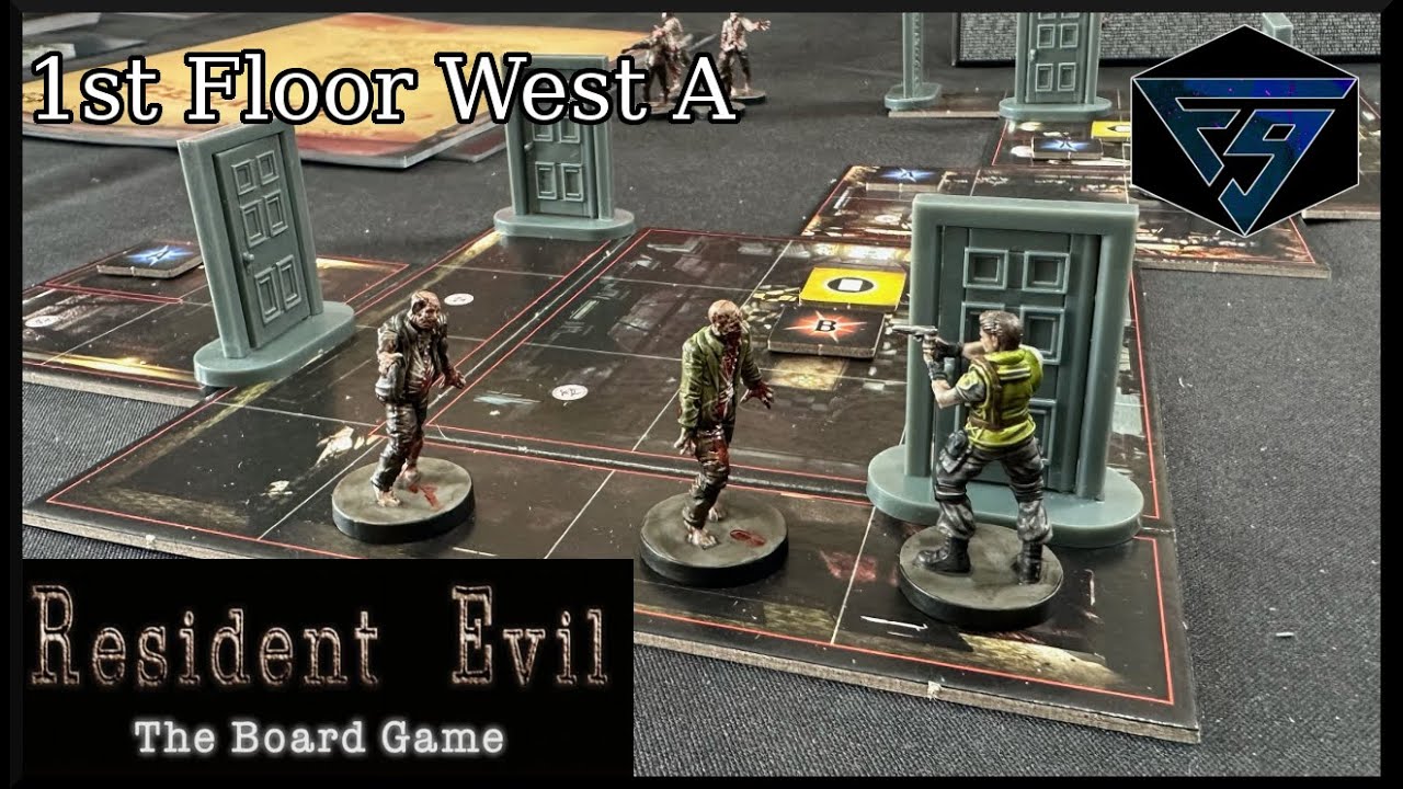 Resident Evil The Board Game - Solo Campaign - 1st Floor West A