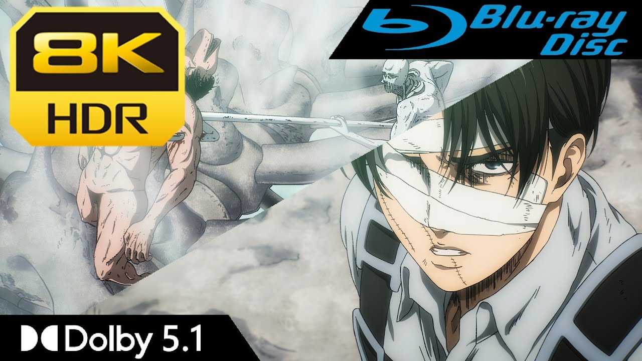 [8K HDR] The Alliance Vs The Ancient Titans - Attack on Titan | Blu-Ray&bull;Dolby 5.1
