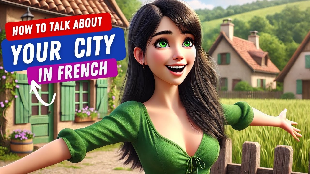 How to Talk About Your City in French | Improve French Speaking and Listening