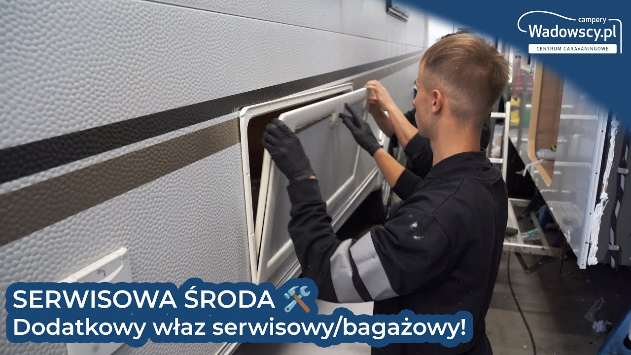 SERWISOWA ŚRODA 8 🛠️ Dodatkowy właz serwisowy/bagażowy!