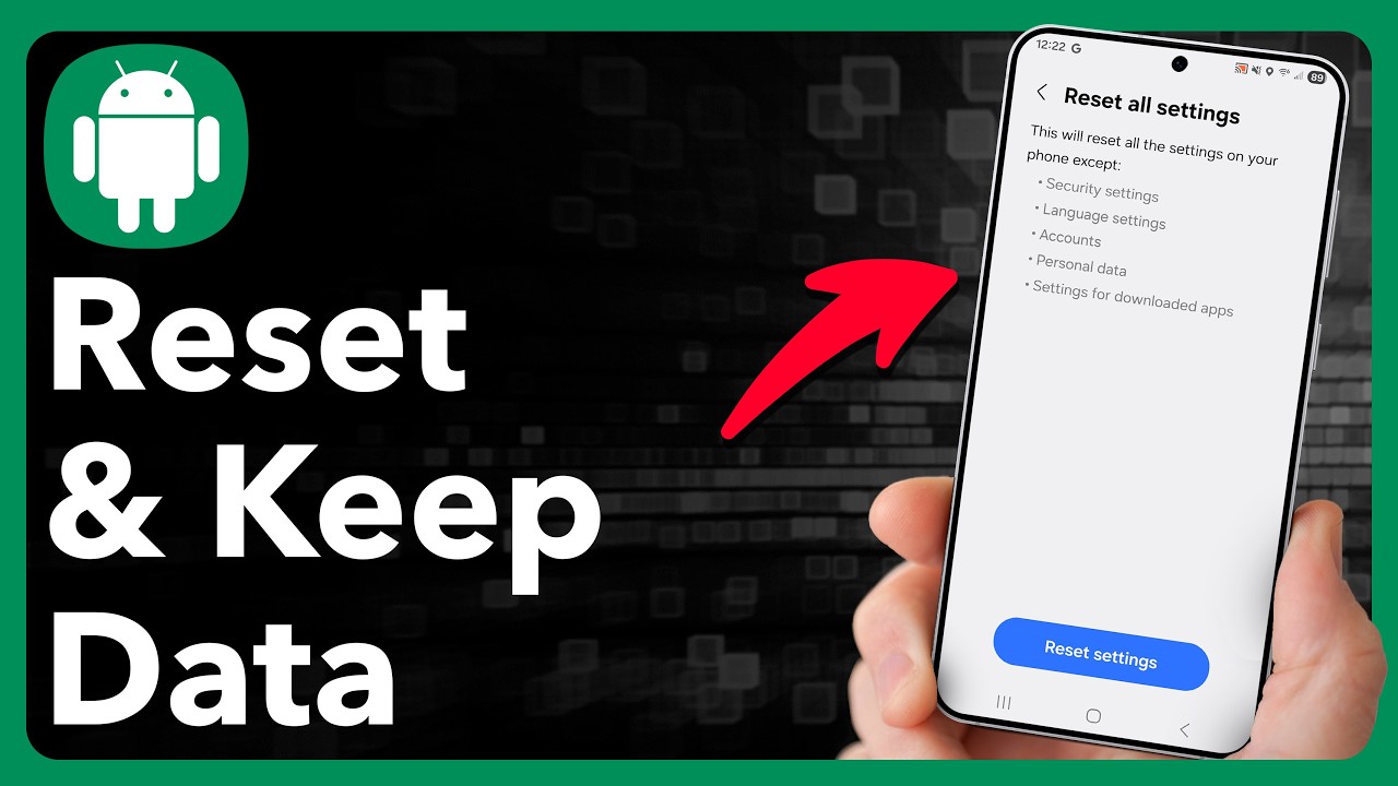 Как сбросить настройки телефона Android без потери данных