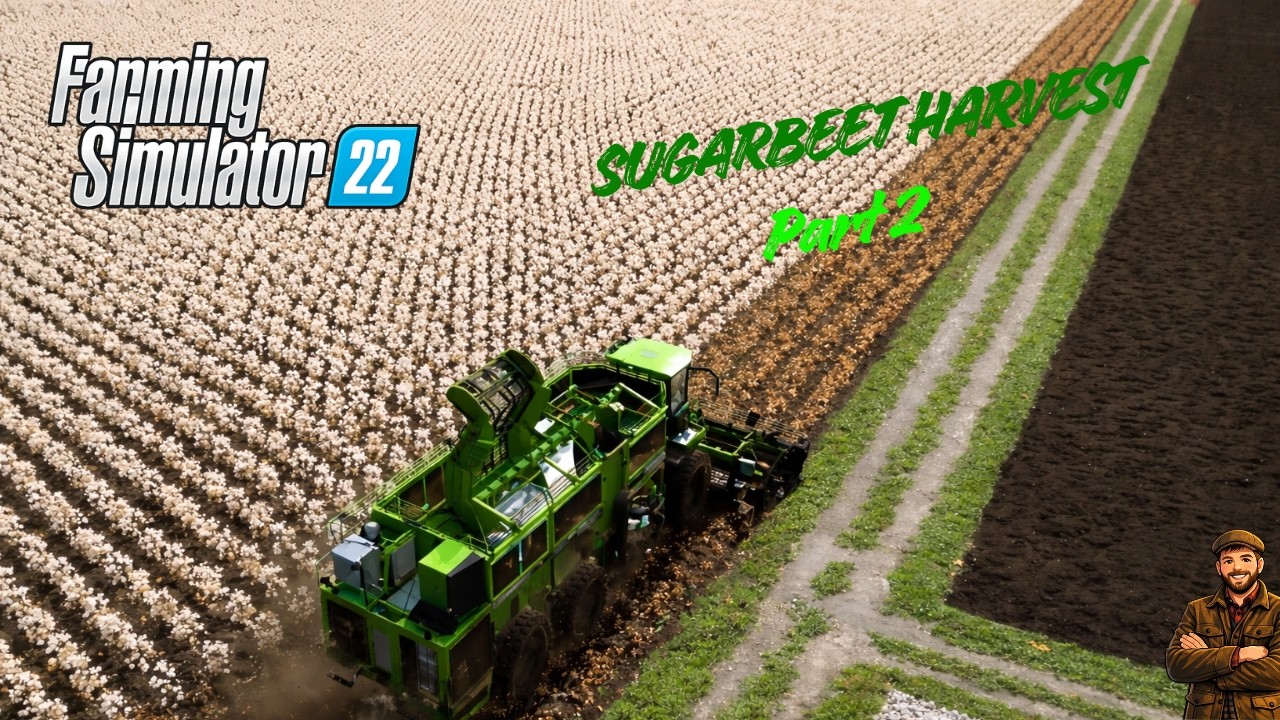 Sugar beet harvest Part 2 - Gameplay - FS22