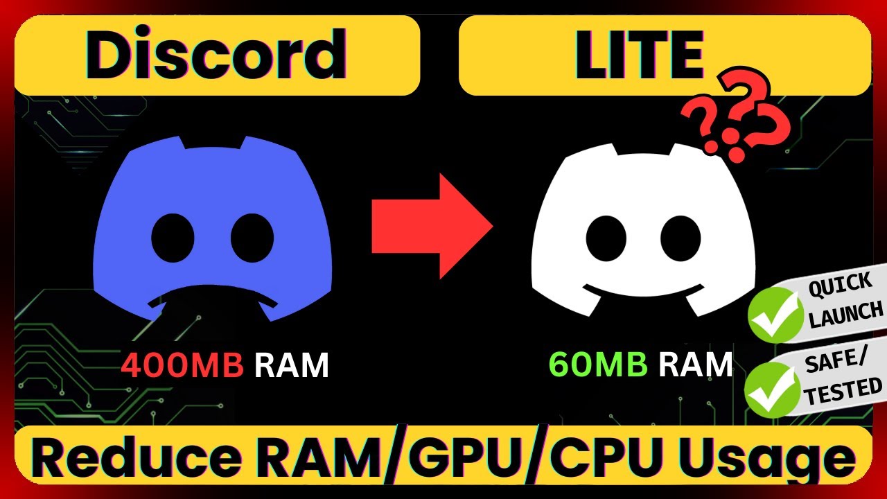 🚀Optimise Discord | FIX High RAM /CPU /GPU Usage | *Working* (Safe/Tested) ✅