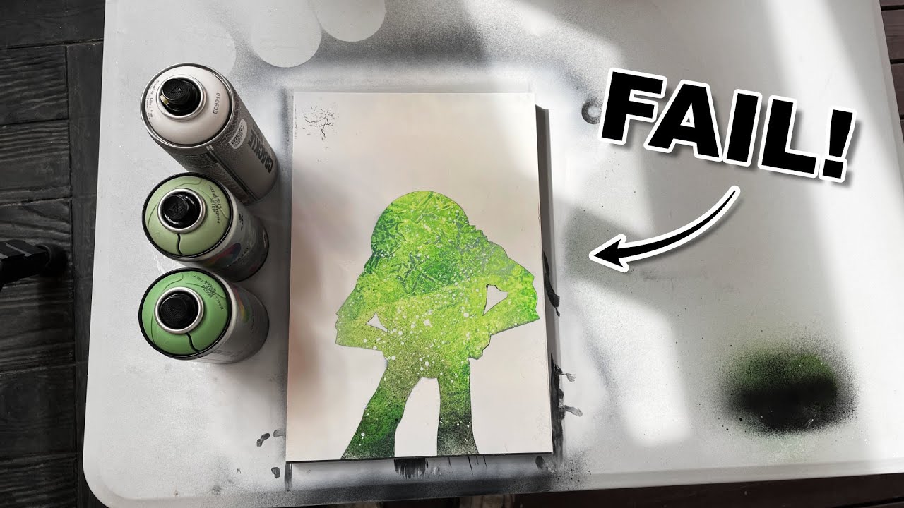 Buzz Lightyear | Montana Cans Crackle Effect Fail | Spray Paint Art
