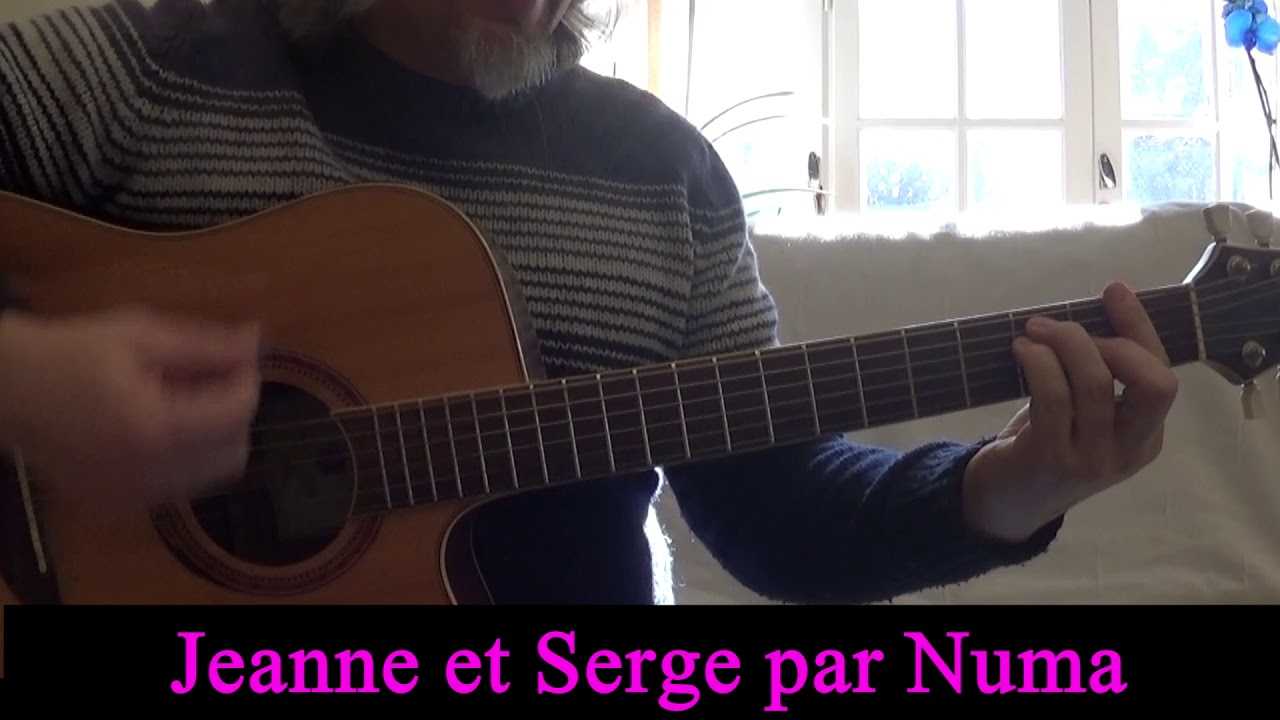 Jeanne et Serge Générique dessin animé guitare voix cover 1984