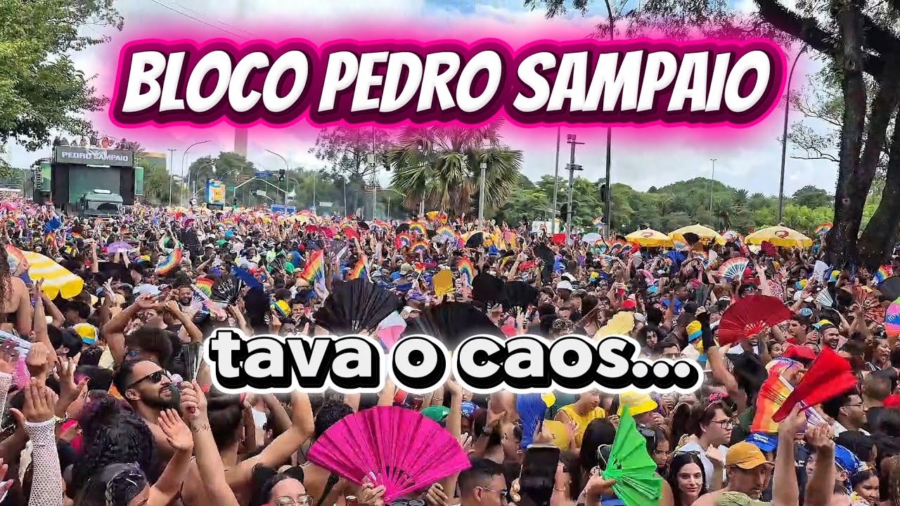 Carnaval de São Paulo - Bloco do Pedro Sampaio 😜 - Ibirapuera ✨️ - 22/02/26