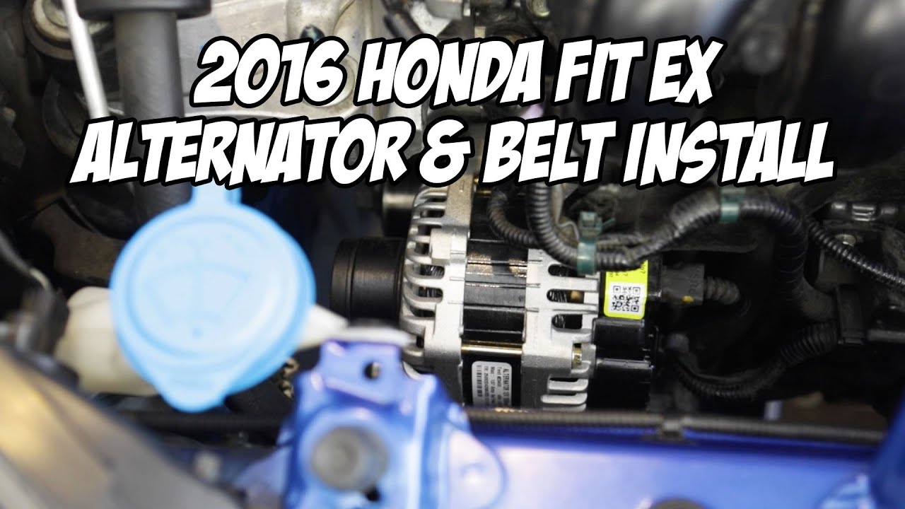 2016 Honda Fit EX Alternator & Belt Install
