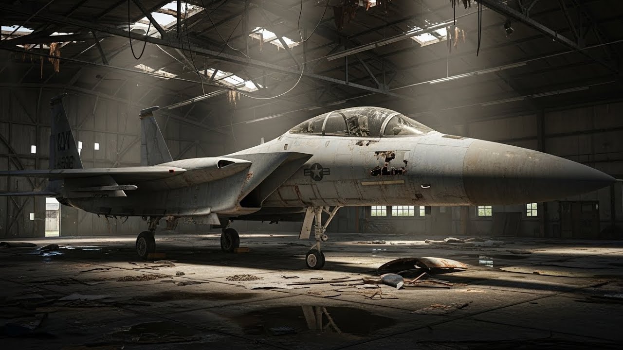 Unbelievable Abandoned in a Derelict Hangar for Decades &mdash; F-15 Eagle Restored From Rust