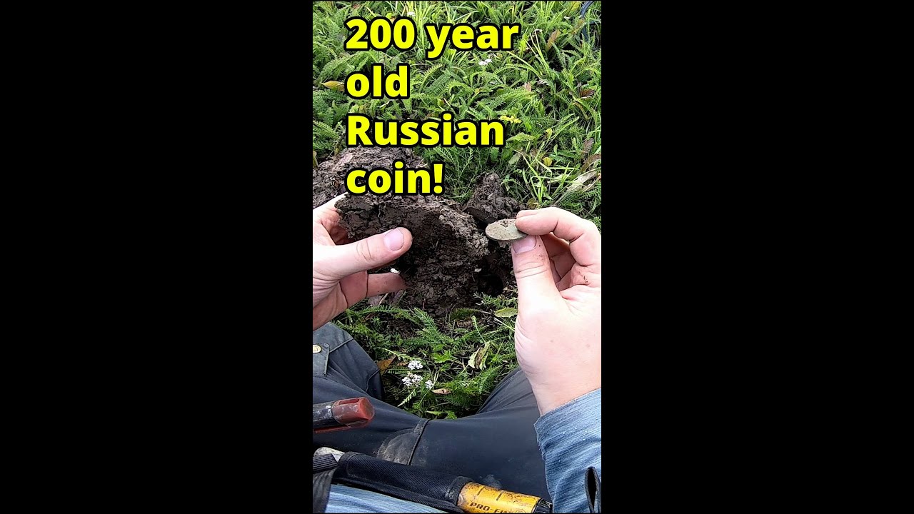 I found a 200 year old Russian coin! | Metal Detecting Finds #shorts