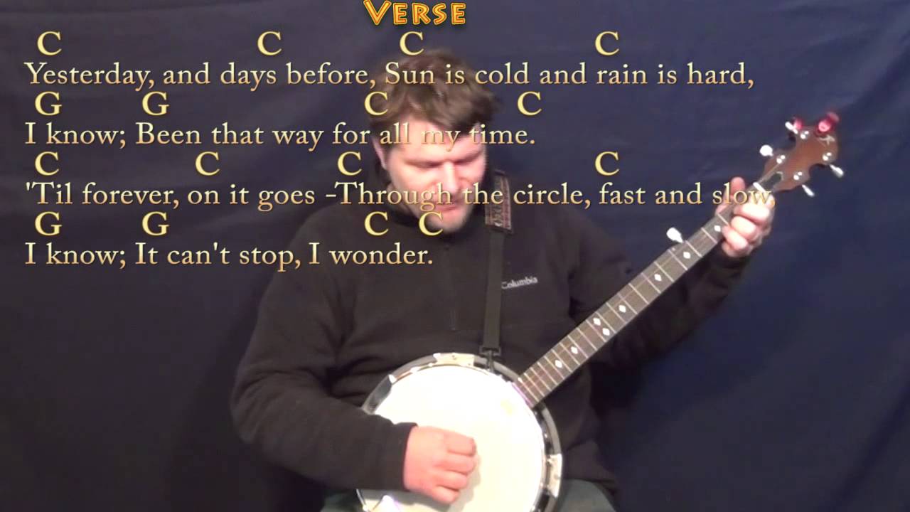 Have You Ever Seen the Rain (CCR) Banjo Cover Lesson with Chords/Lyrics