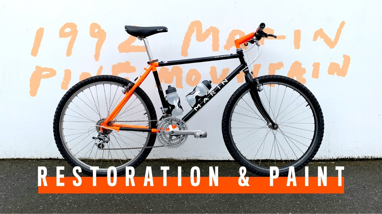 Vintage MTB Restoration & Spray Paint (half) - Marin Pine Mountain 1992