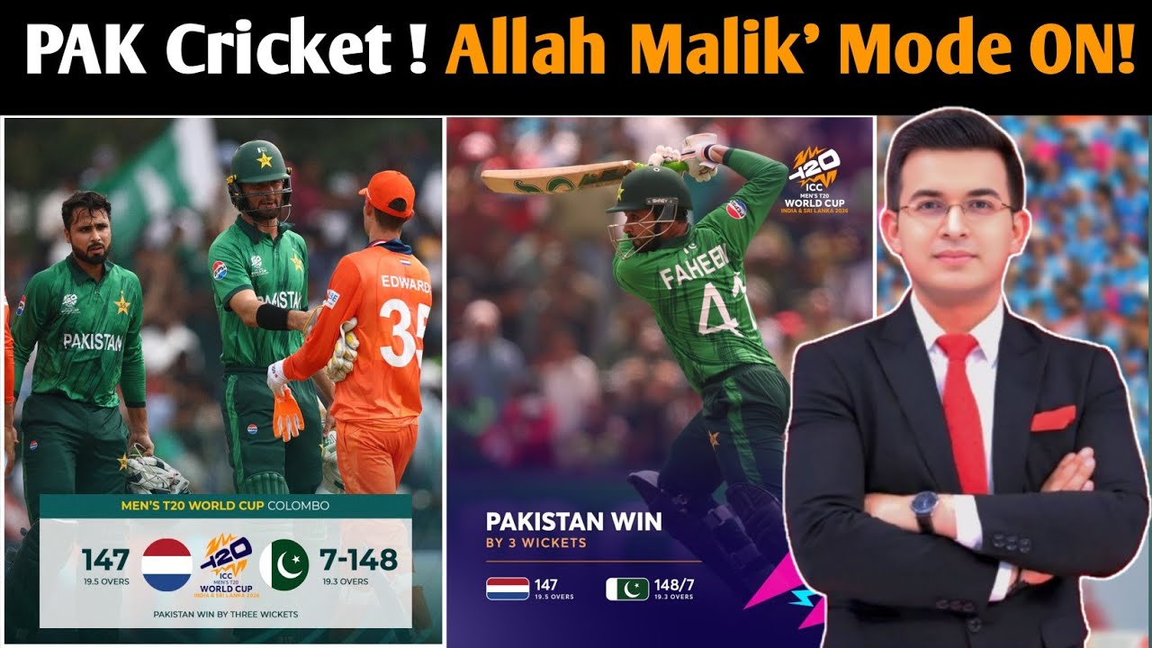Pakistan vs Netherlands: Pakistan Almost Lost | Babar Azam 18 Balls 15 Runs | T20 WC 2026 Analysis