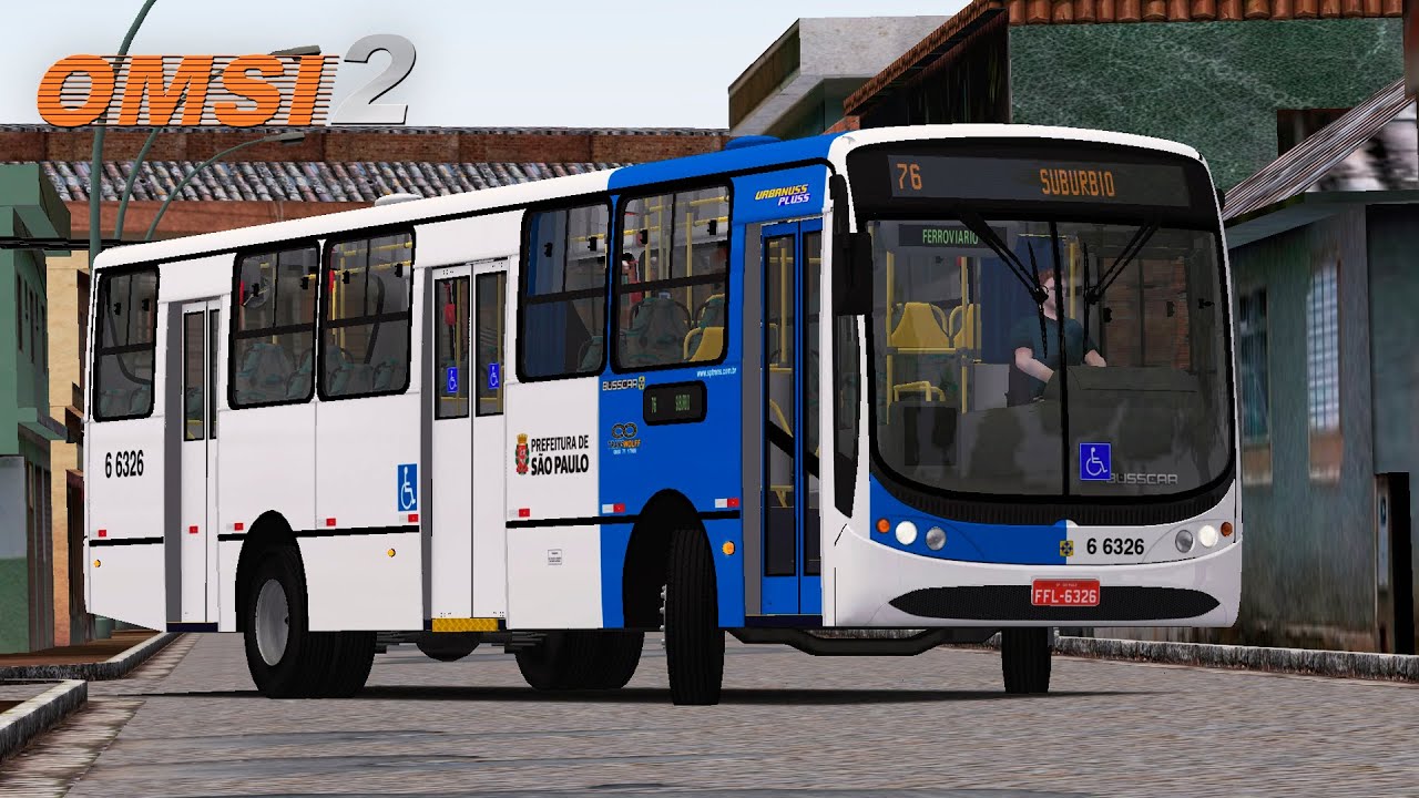 OMSI 2 - LANÇAMENTO! Busscar Urbanuss Pluss VW 17.230 EOD | Mapa Vale das Mangueiras - Linha 76