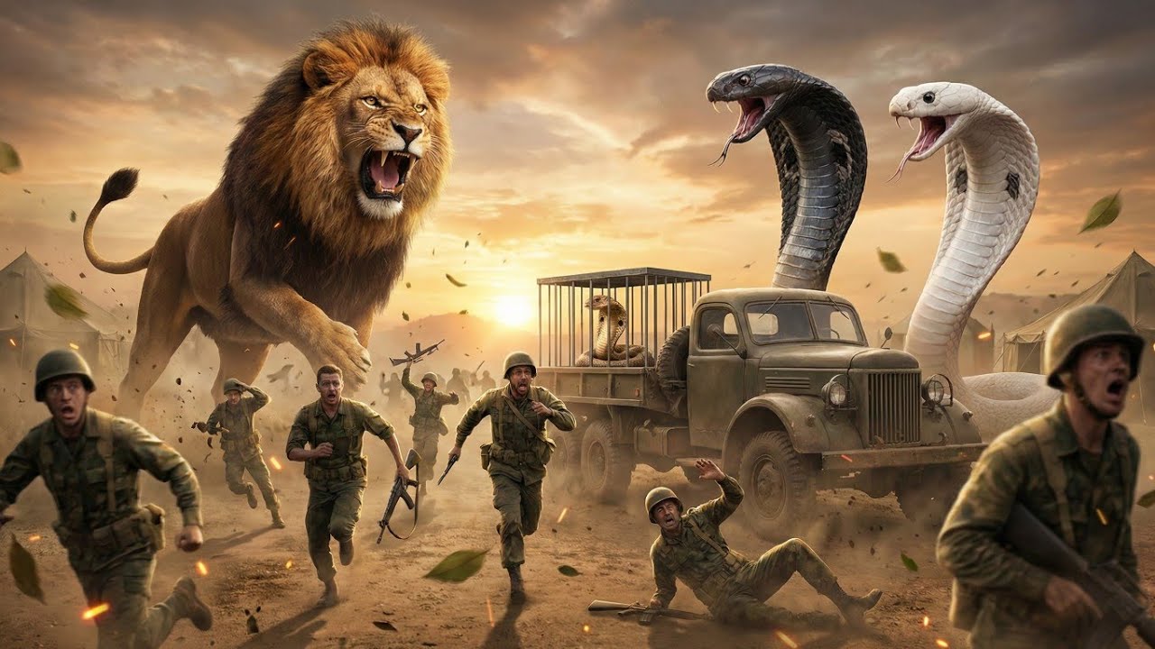 Baby Snake Taken by Soldiers | Parents Return With a Lion