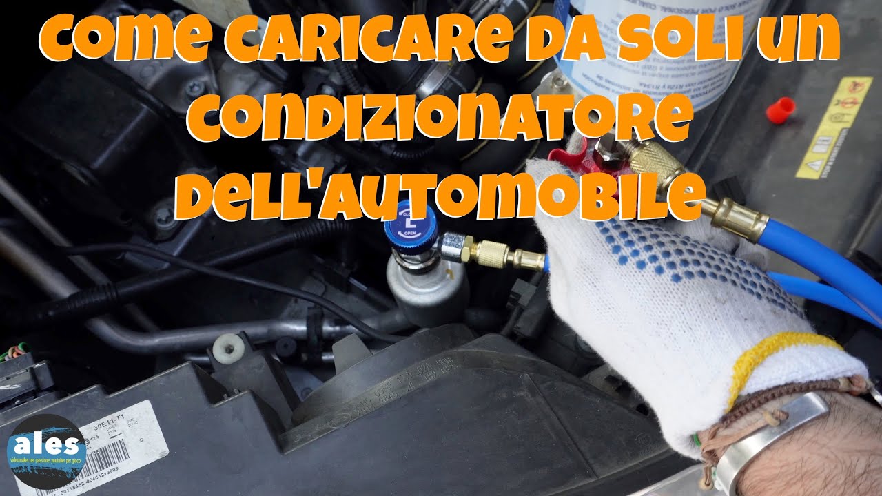 Come caricare da soli un condizionatore dell'automobile