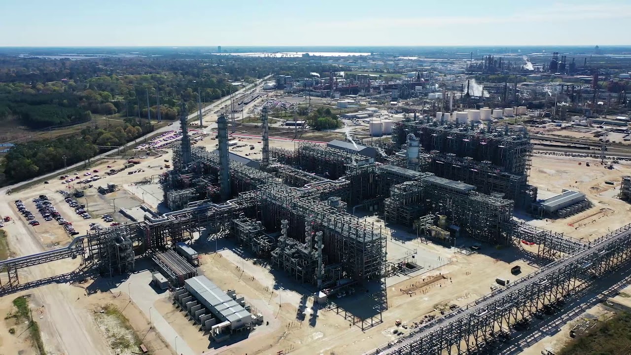 Sasol’s US Mega Project (February 2020) | Latest aerial view of construction