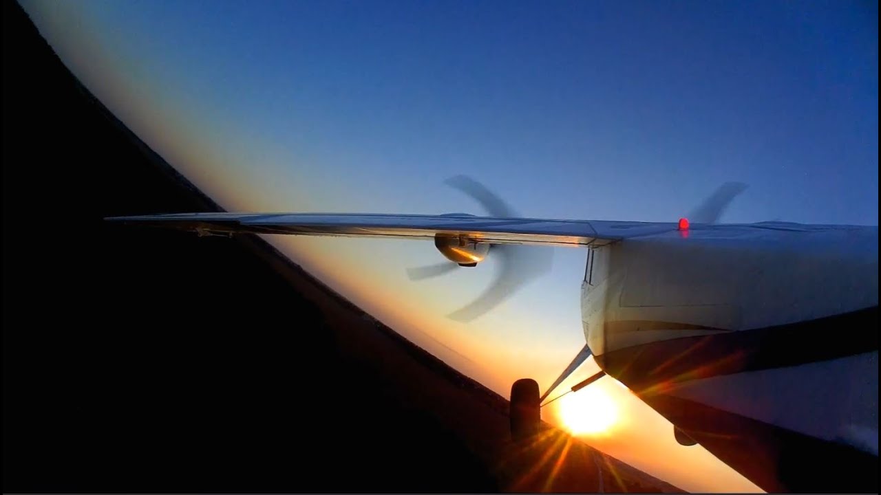 E flite Twin Timber Beautiful Sunset Flight