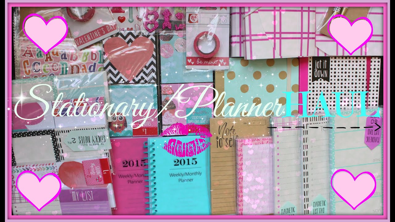 HUGE TARGET DOLLAR SPOT HAUL - Stationery/Planner