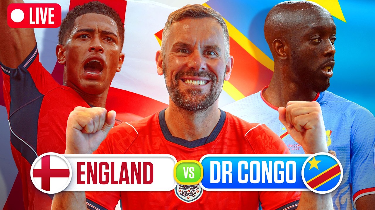 ENGLAND V DR CONGO | LIVE FULL-TIME REACTION