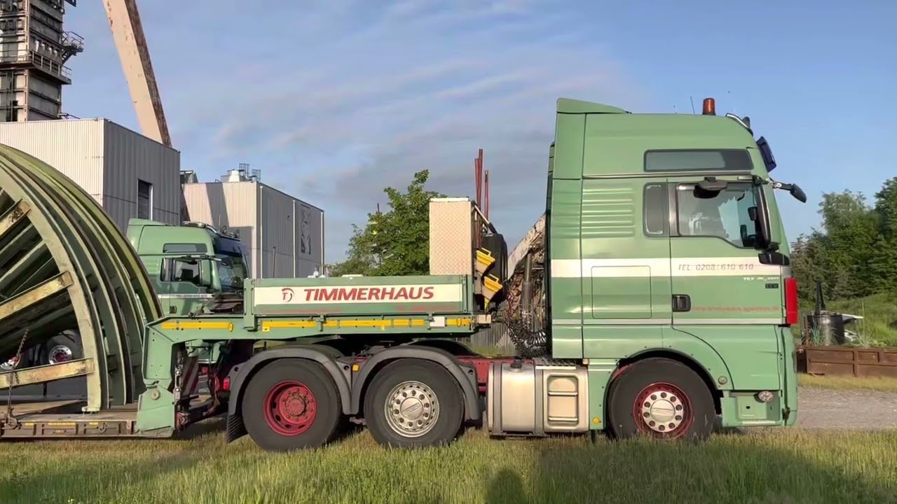 Seilscheiben zum Schacht 2 Zeche Hugo. 25.5.2023