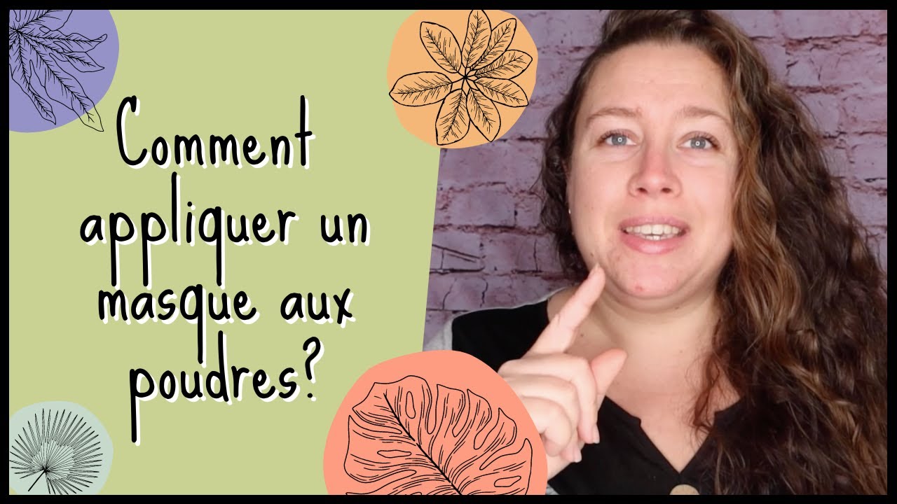 Comment appliquer un masque aux poudres sur les cheveux?