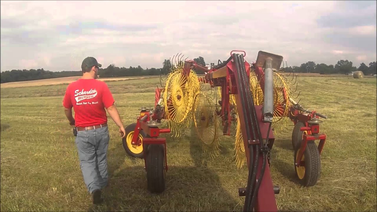 GoPro with 7210 and New Holland 14 wheel V-rake