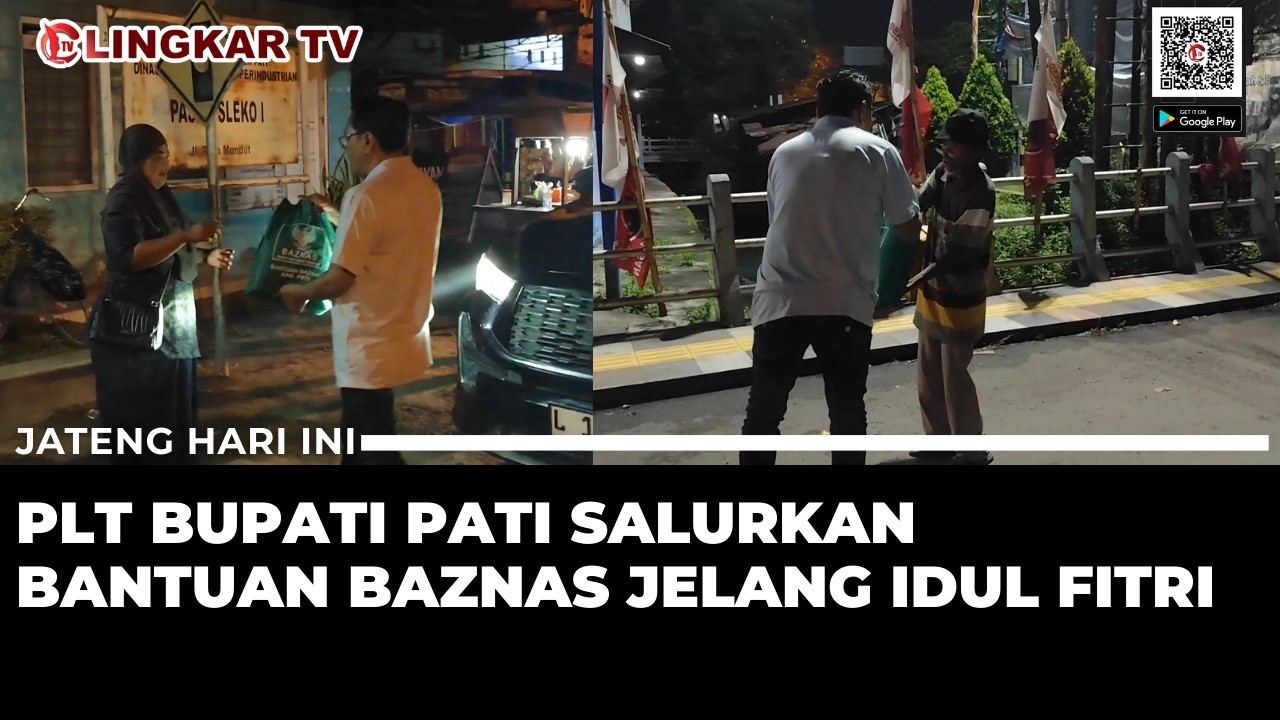 JELANG IDUL FITRI, PLT BUPATI PATI BAGIKAN RATUSAN PAKET SEMBAKO
