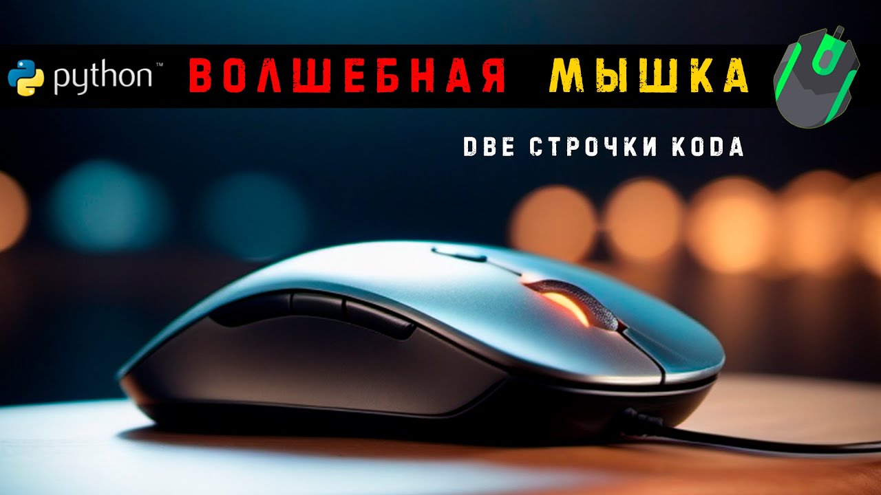 Python! Волшебная мышка! Две строчки кода!