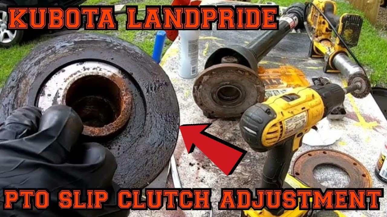 Kubota Landpride PTO Slip Clutch Maintenance DIY!