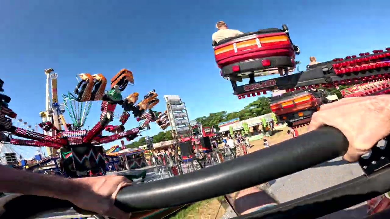 Billy Crow's King Frog Jump 'N' Smile (Safeco) - Onride - The Hoppings - Newcastle Town Moor - 2025
