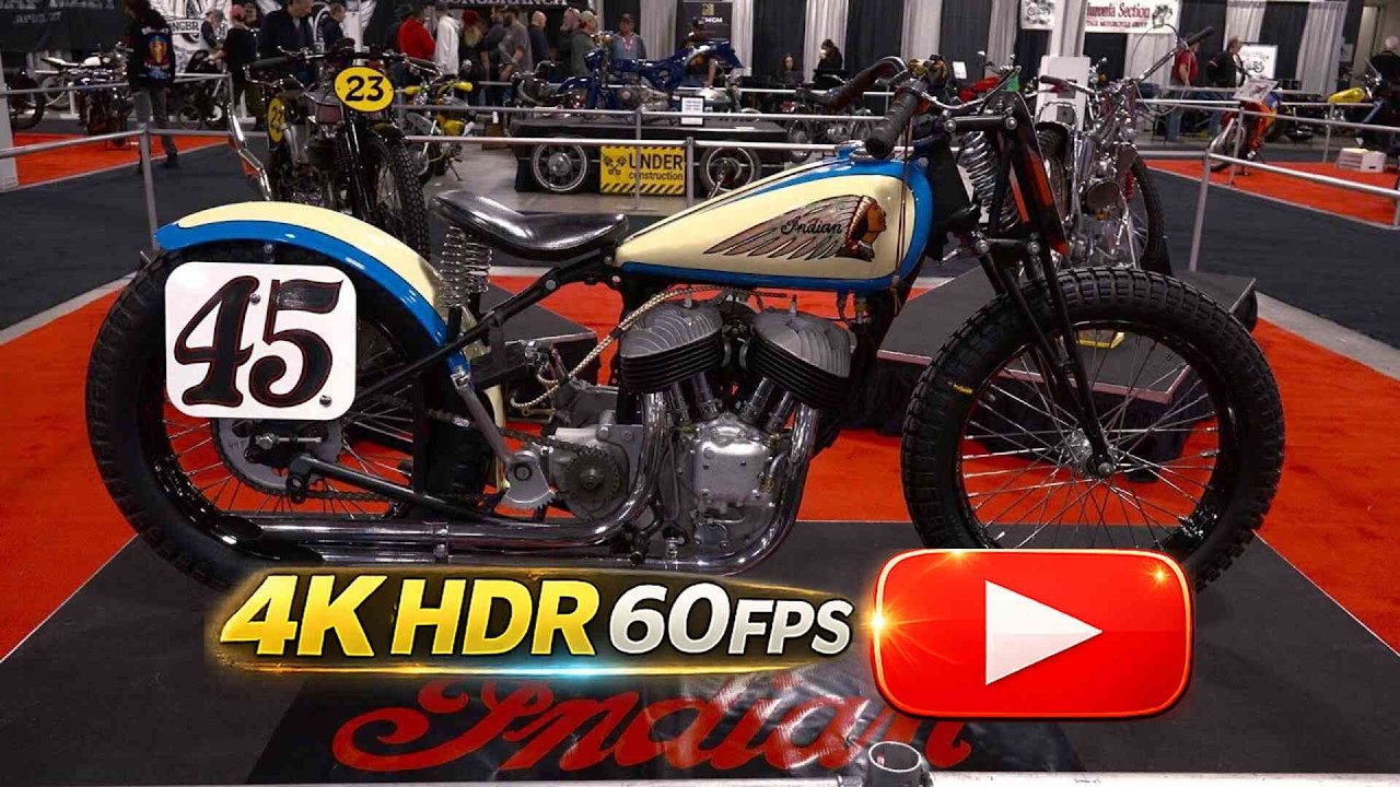 🏍️ RED CARPET Vintage Motorcycle Showcase @ SPRING Toronto Motorcycle SUPERSHOW 2024 (4K HDR)