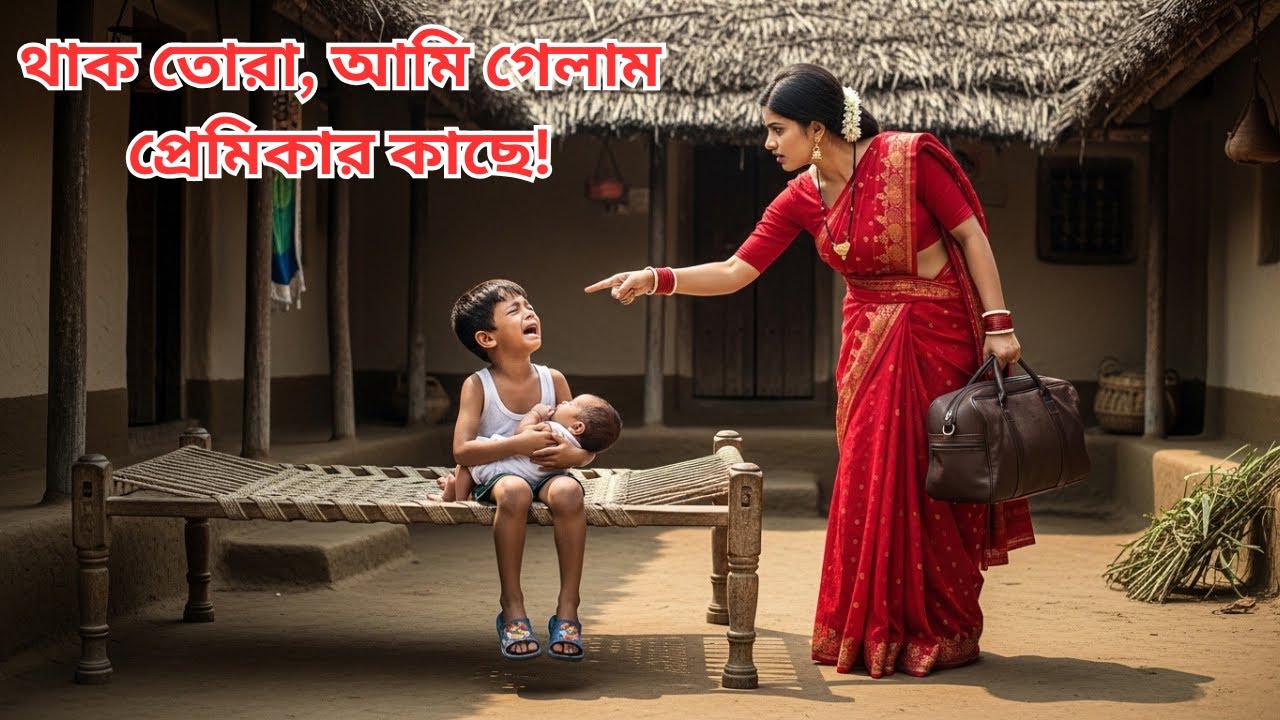 ২ সন্তান ফেলে প্রেমিকের সাথে পালালো! ২০ বছর পর... 😭 Bangla Shikkhoniyo Golpo