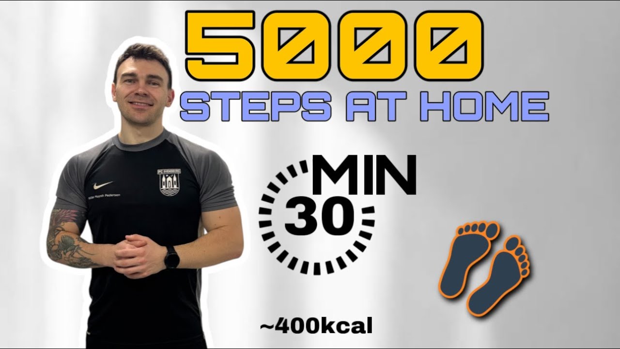 Non-Stop 30-Minute Home Step Workout: 5000 Steps Cardio Blast