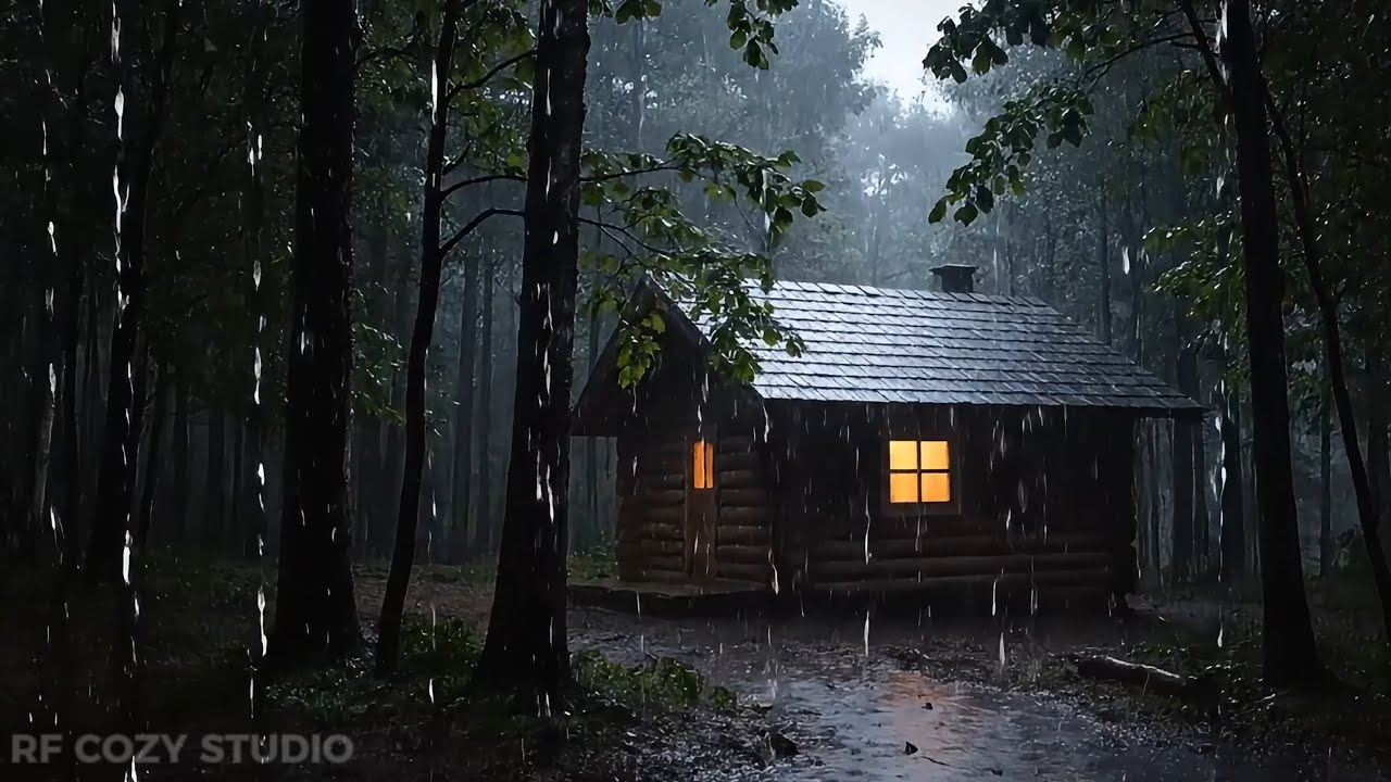 ☁️ Rain Sounds for Insomnia Relief | Calming Night Ambience to Quiet Overthinking 🌧️