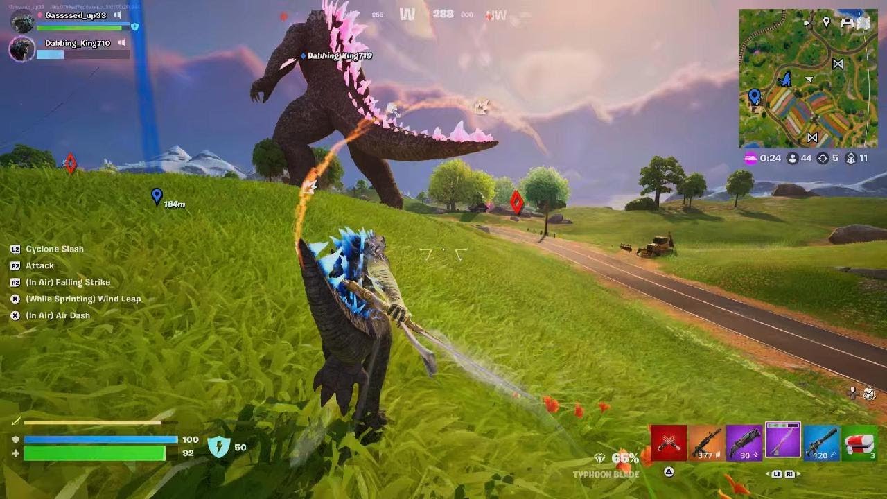 Unstoppable with mini and big Godzilla!