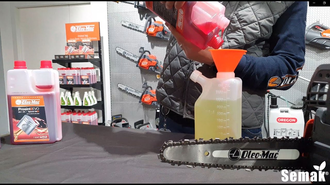 Motorlu Testerelerde Benzin Yağ Karışımı