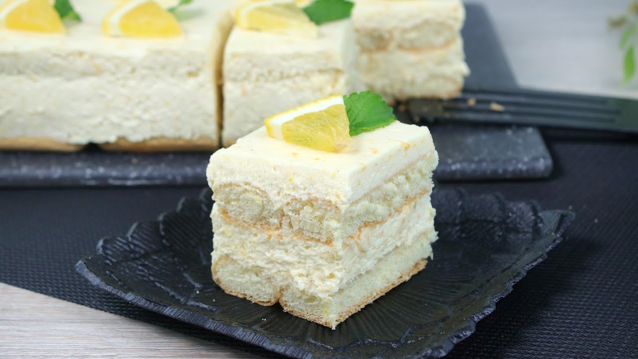 Orangen-Dessert unglaublich lecker. Ohne backen