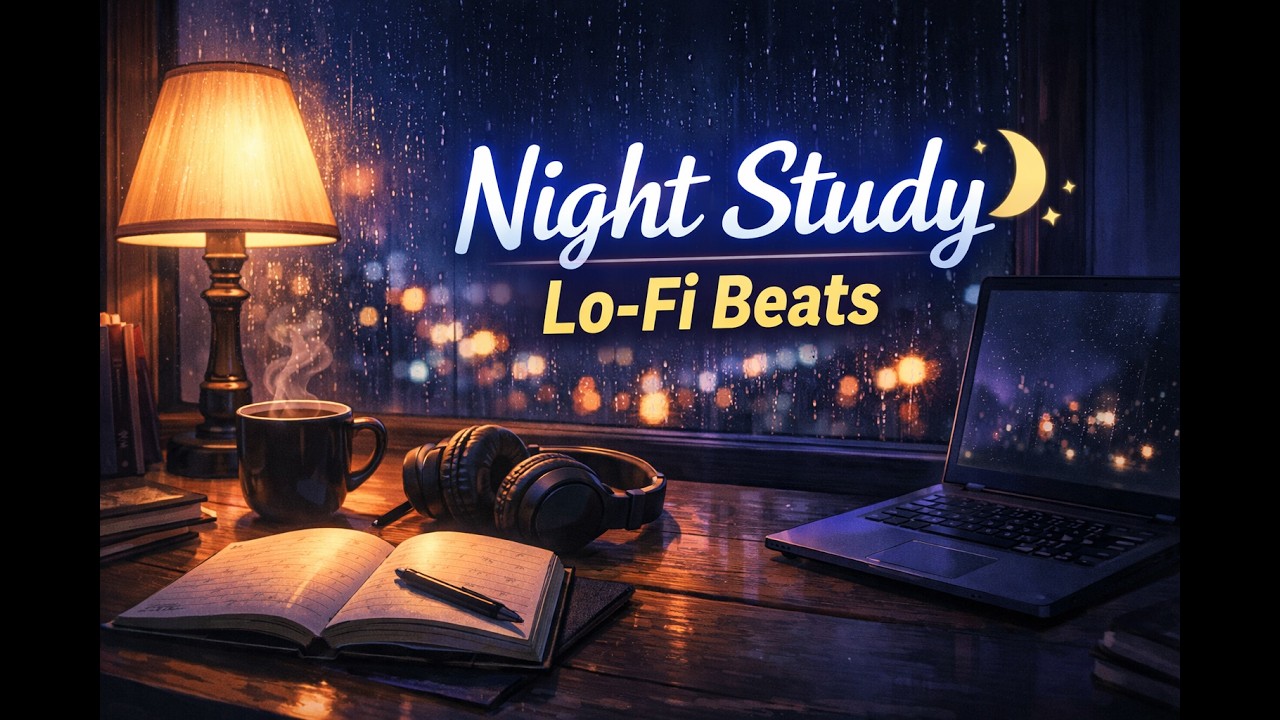 Night Study Session 🌙 | Deep Focus Lo-Fi Beats to Study, Relax & Work