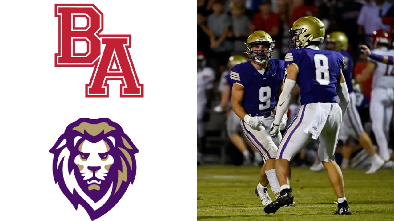 No. 11 Brentwood Academy vs No. 14 CPA Week 1 TSSAA Football (GAME HIGHLIGHTS)