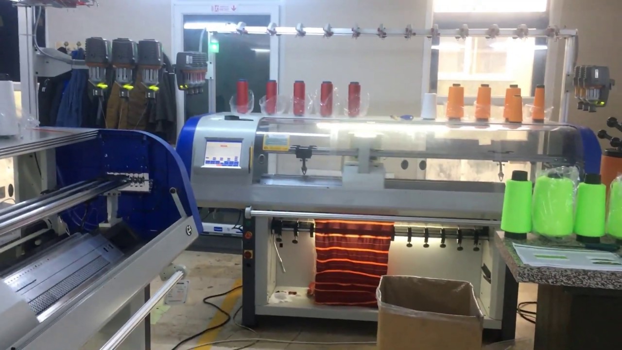 Collar Knitting machine full jacquard