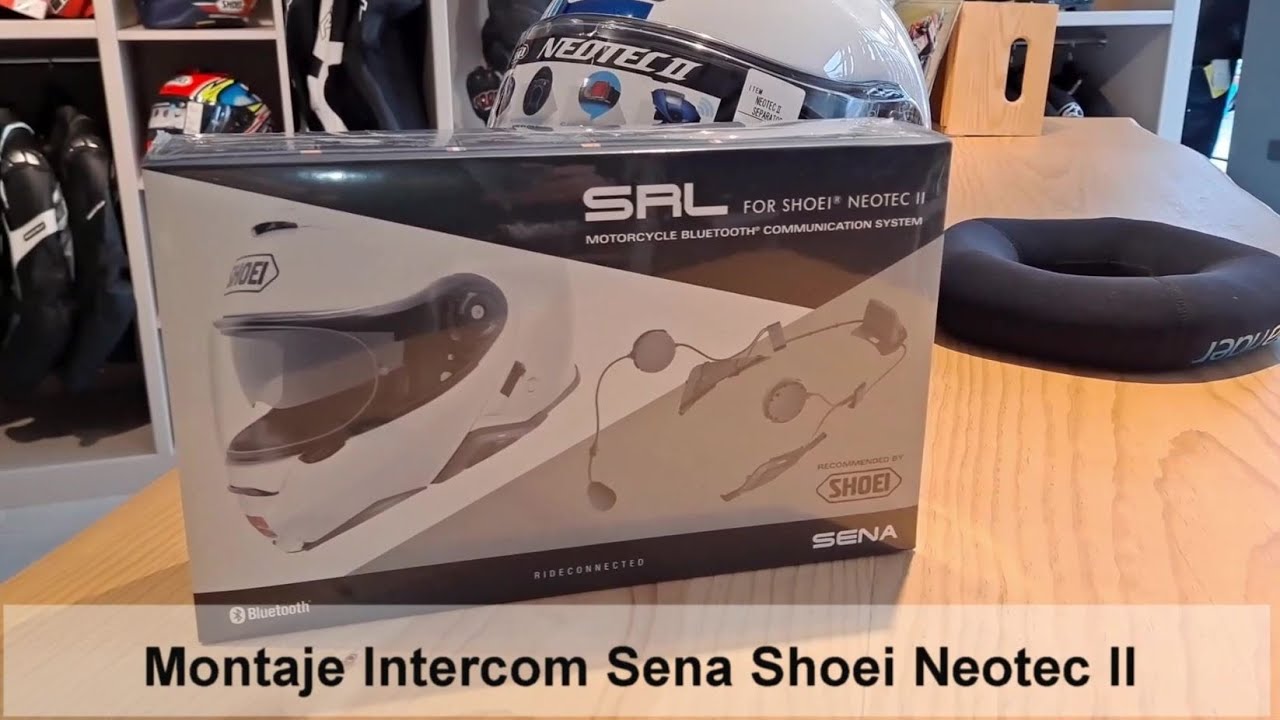Montaje Sena SRL para Shoei Neotec II