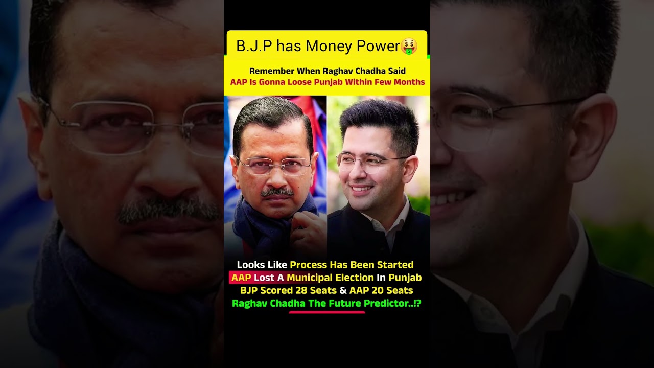 Raghav Chadha the future predictor.  #politics #news #bjp #india #viral #shorts #trending #pmmodi